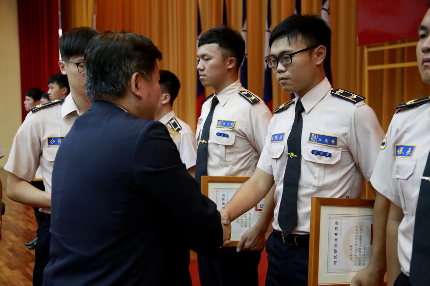 替代役訓練班107年上半年績優役男表揚活動